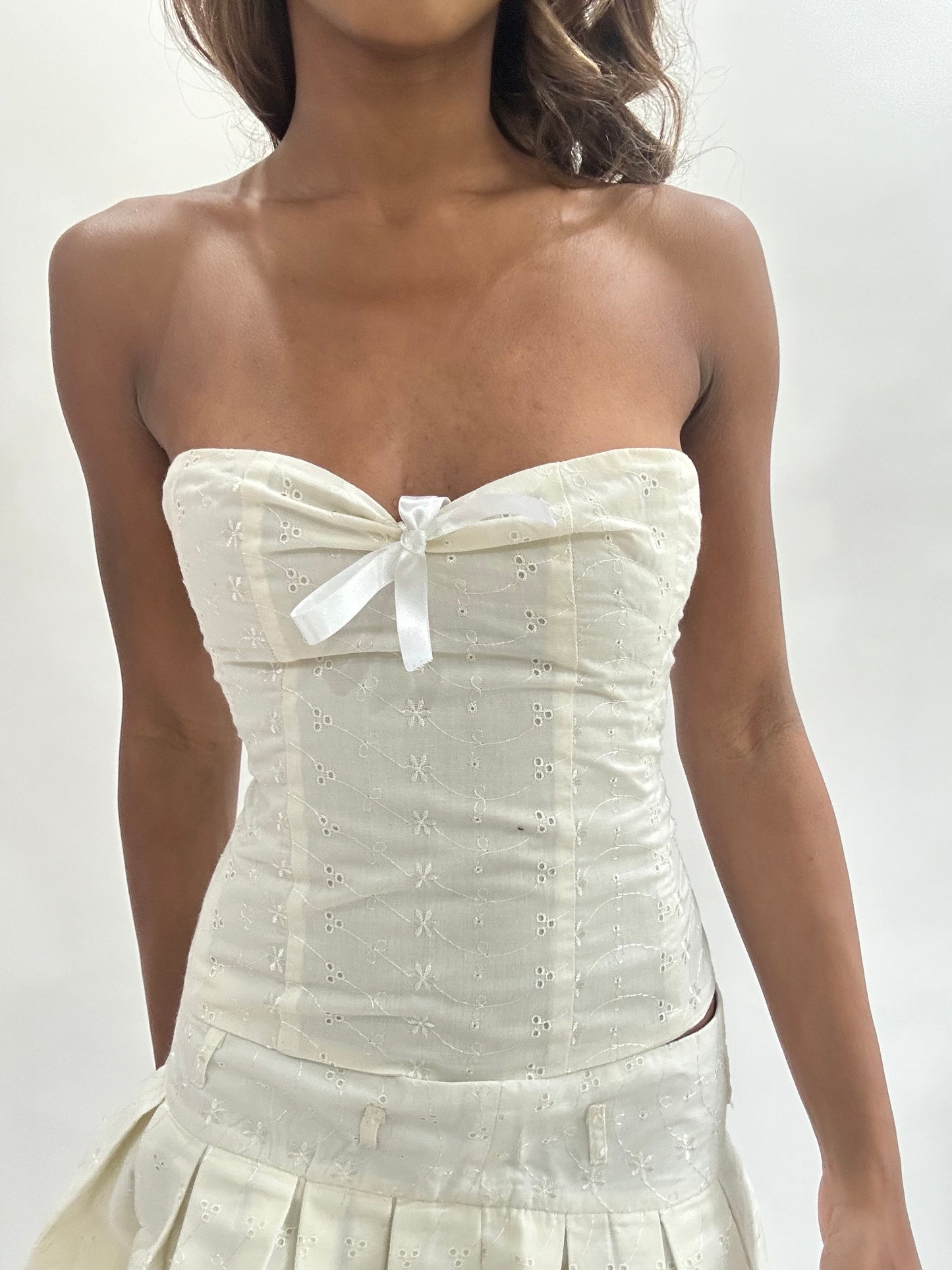 #434 SAMPLE SALE | extra small cream emma top sample
