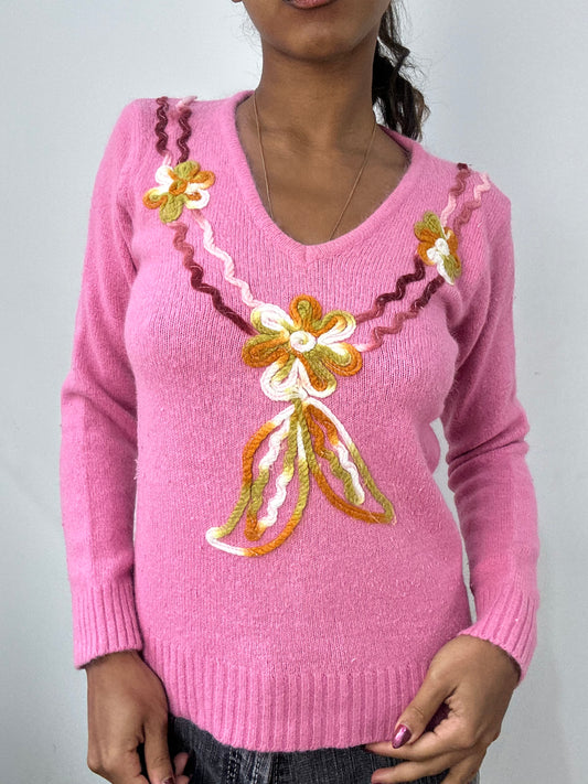 BEST PICKS | small pink long sleeve knit jumper