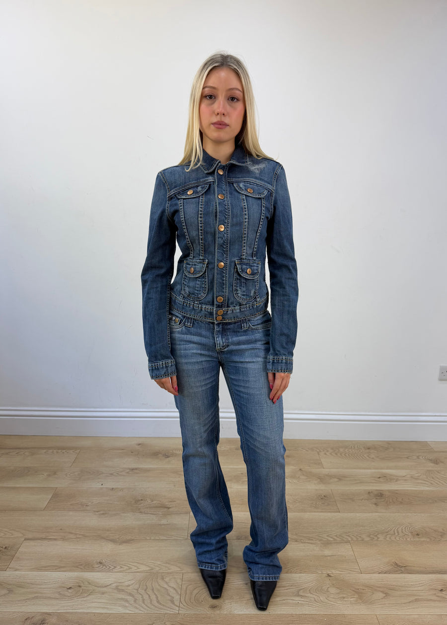 extra small amisu denim jacket