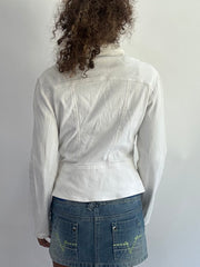 wag drop | Pequeno Zip Branco, Jacote de Luz