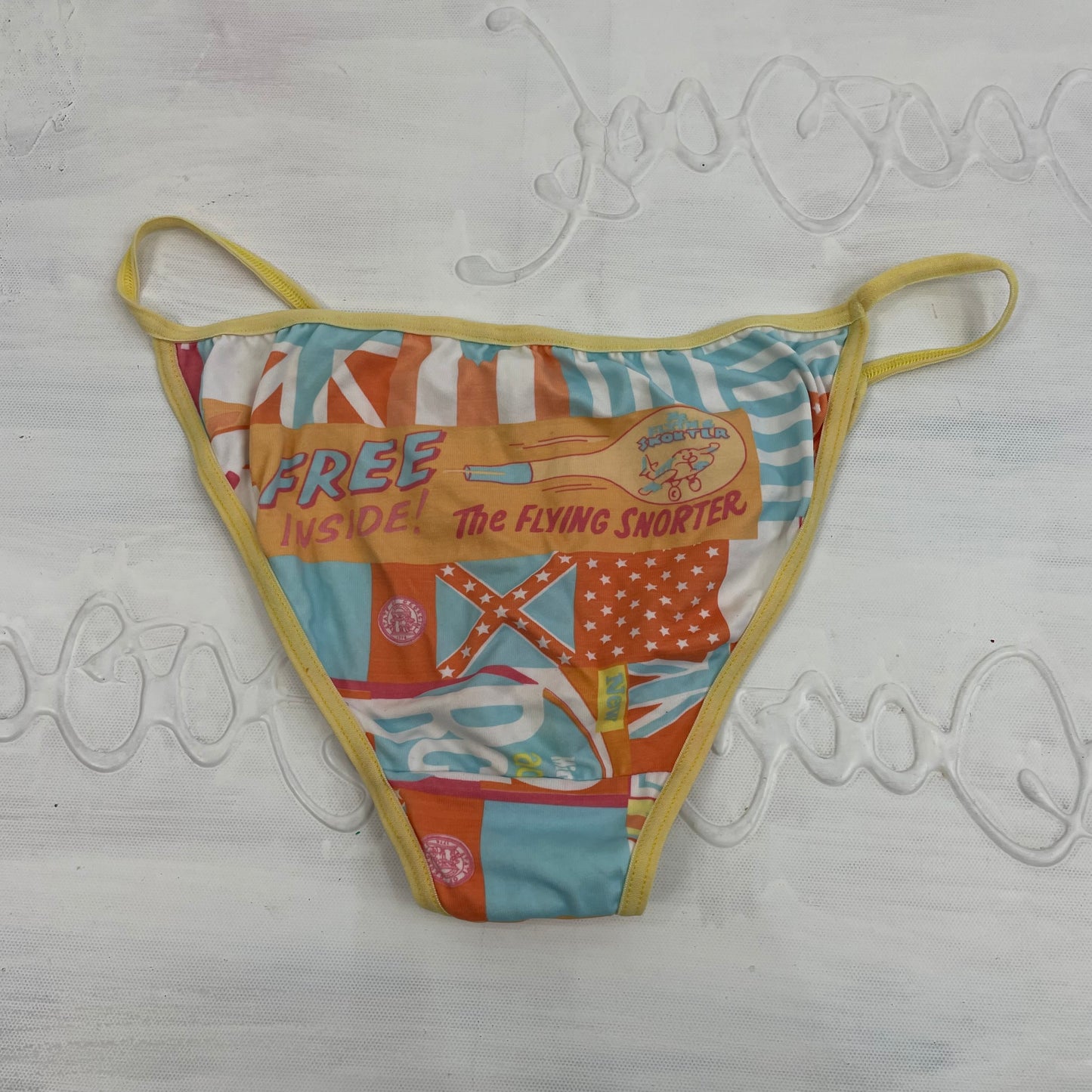 CHALET GIRL DROP | small yellow graphic underwear