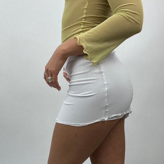 #109 SAMPLE SALE | white mila skirt sample