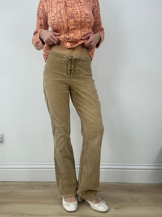 countryside | medium beige corduroy trousers