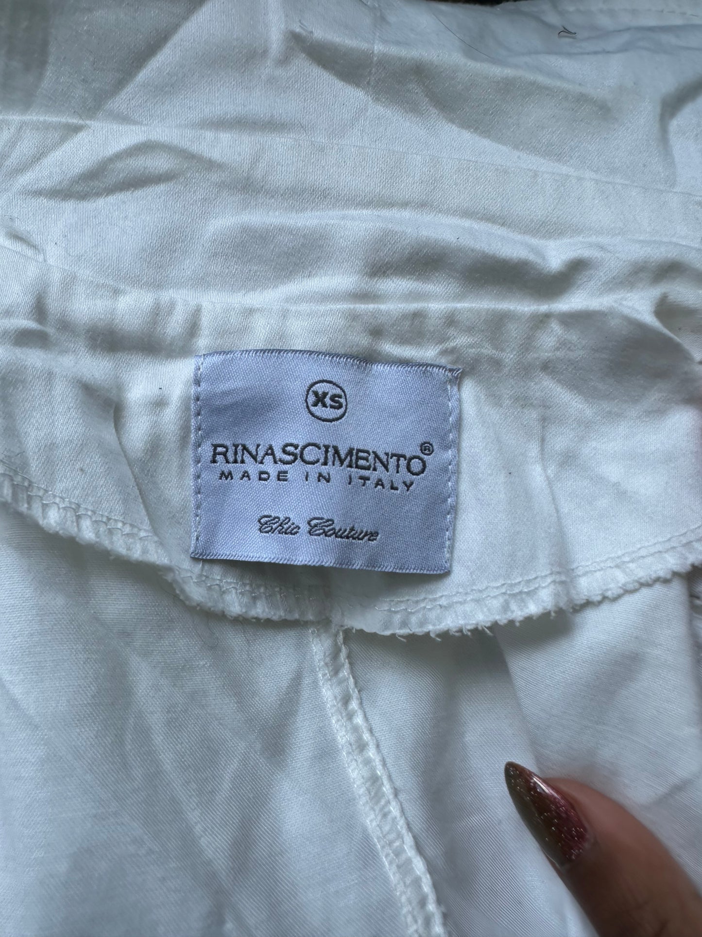 BEST PICKS | extra small white cropped zip up jacket