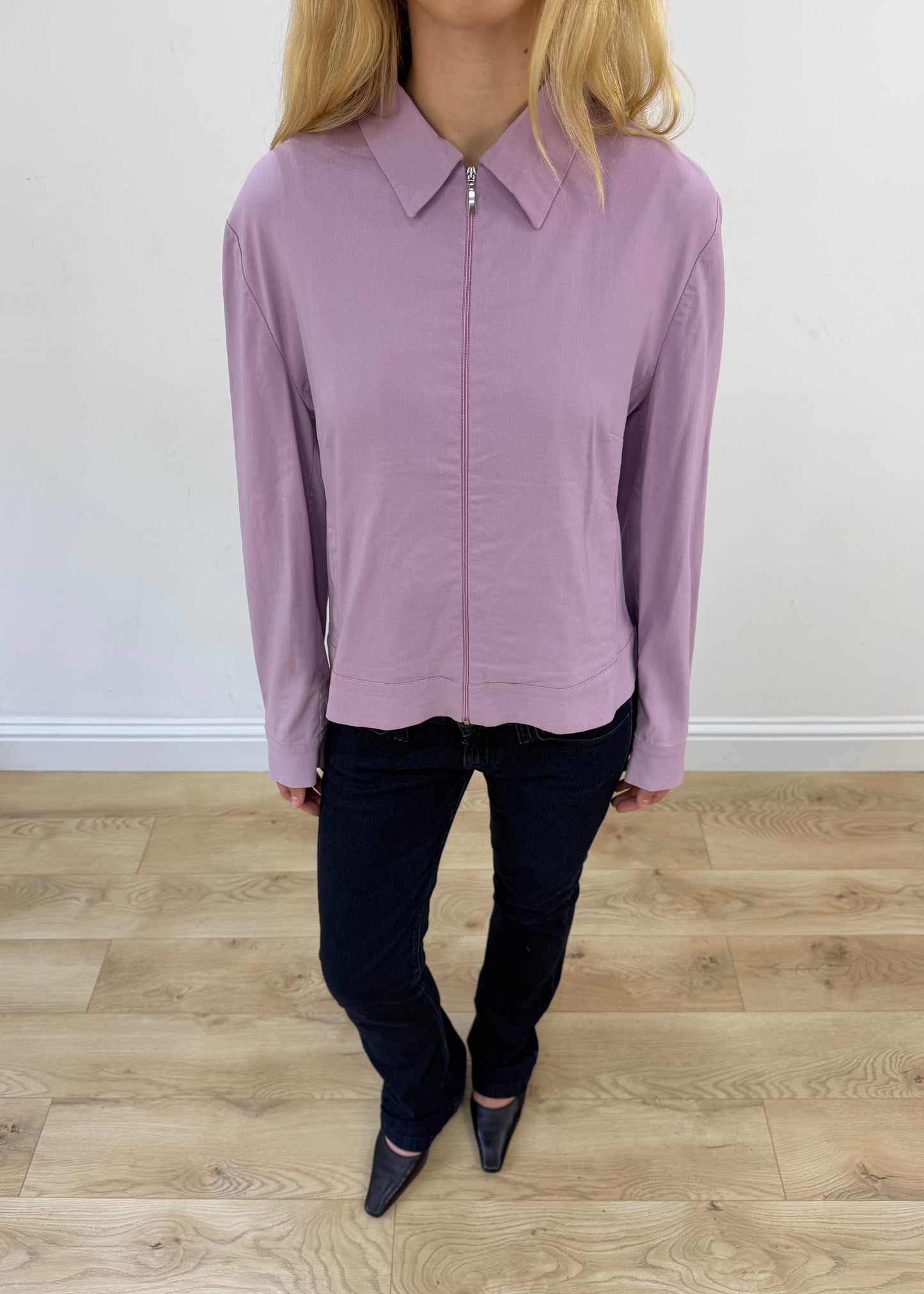 medium purple jacket