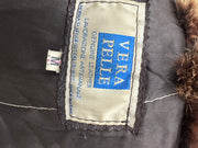 vintage edit: fashion week | small brown leather button up jacket