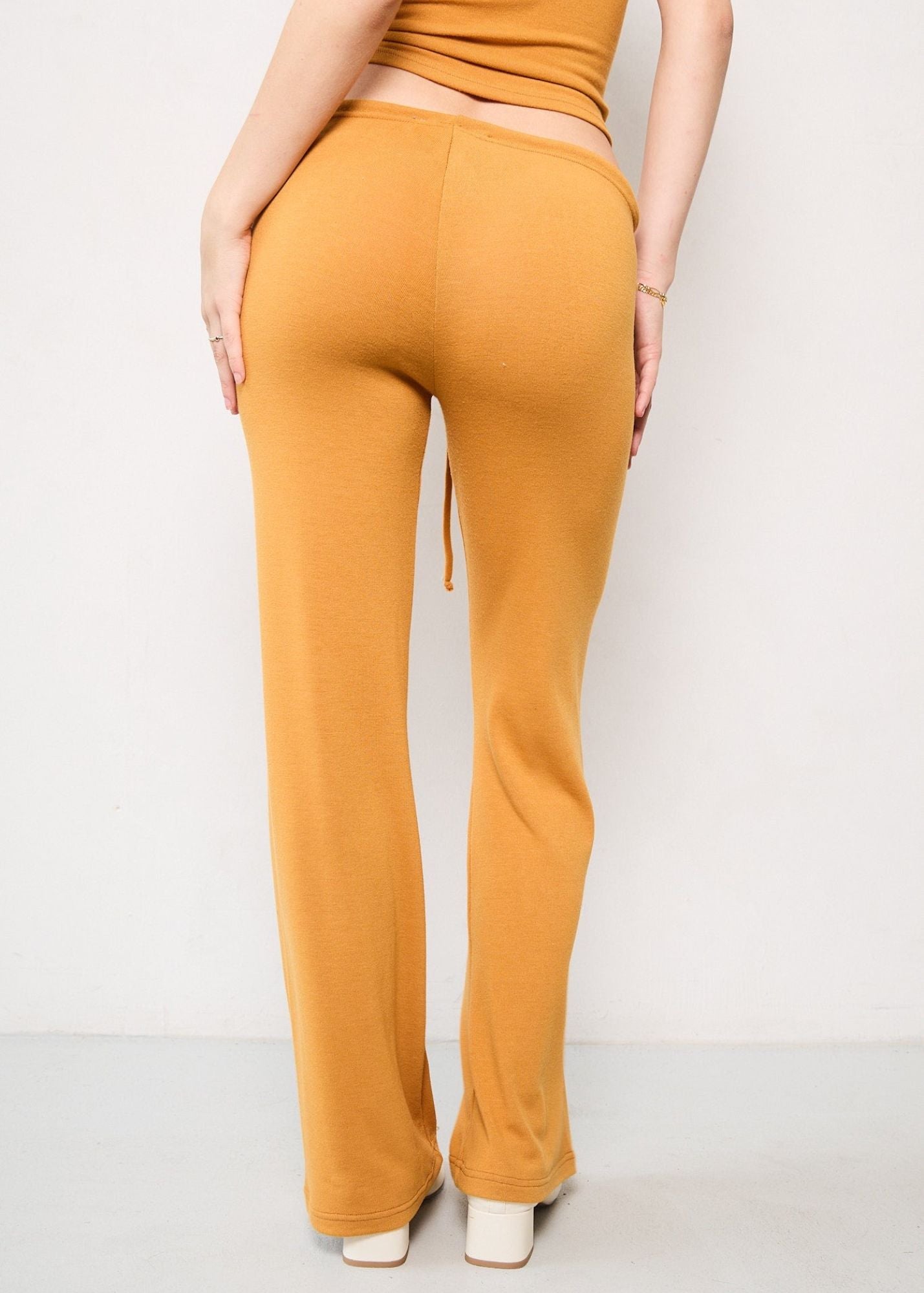 the margot trousers in burnt orange
