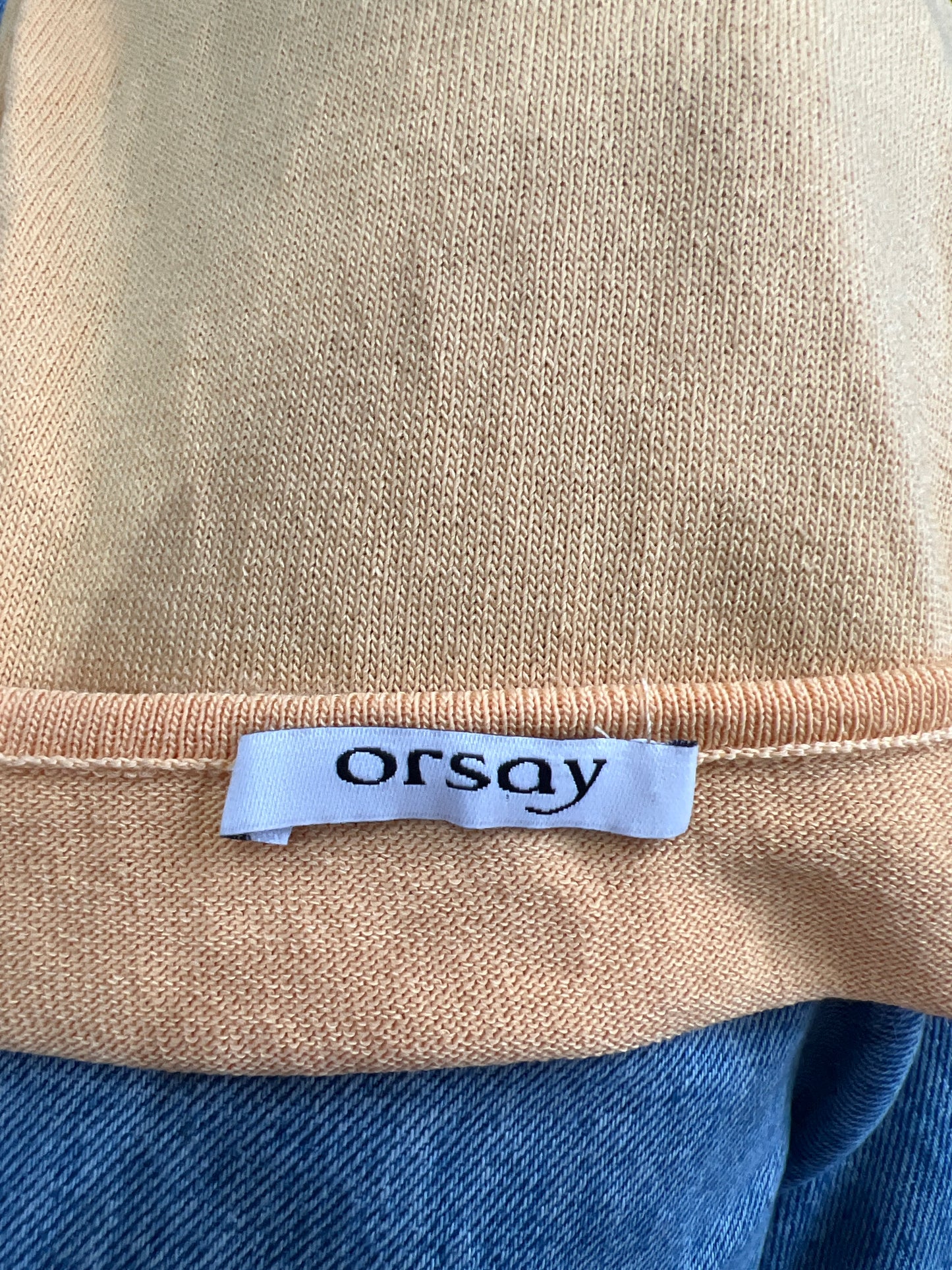 vintage edit fourteen | small orange orsay knit jumpsuit