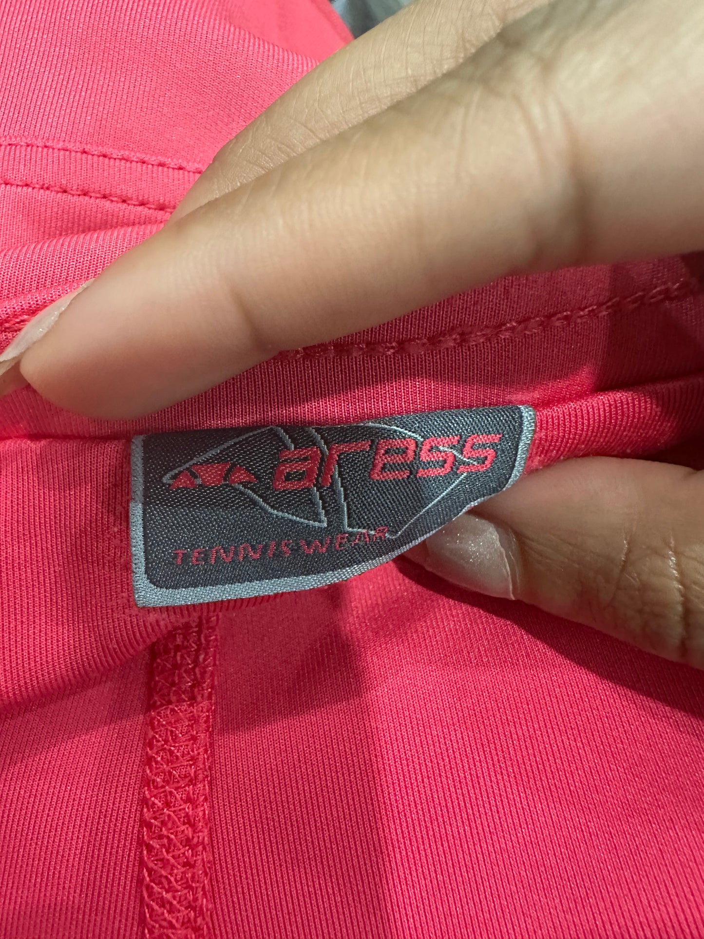athleisure edit | medium pink pleated sports mini skirt