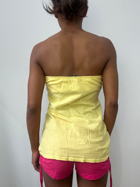 spring edit | small/medium yellow bandeau top