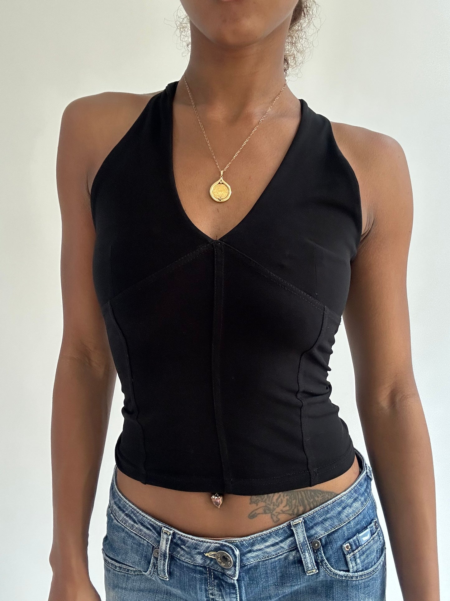BEST PICKS | small black halterneck top