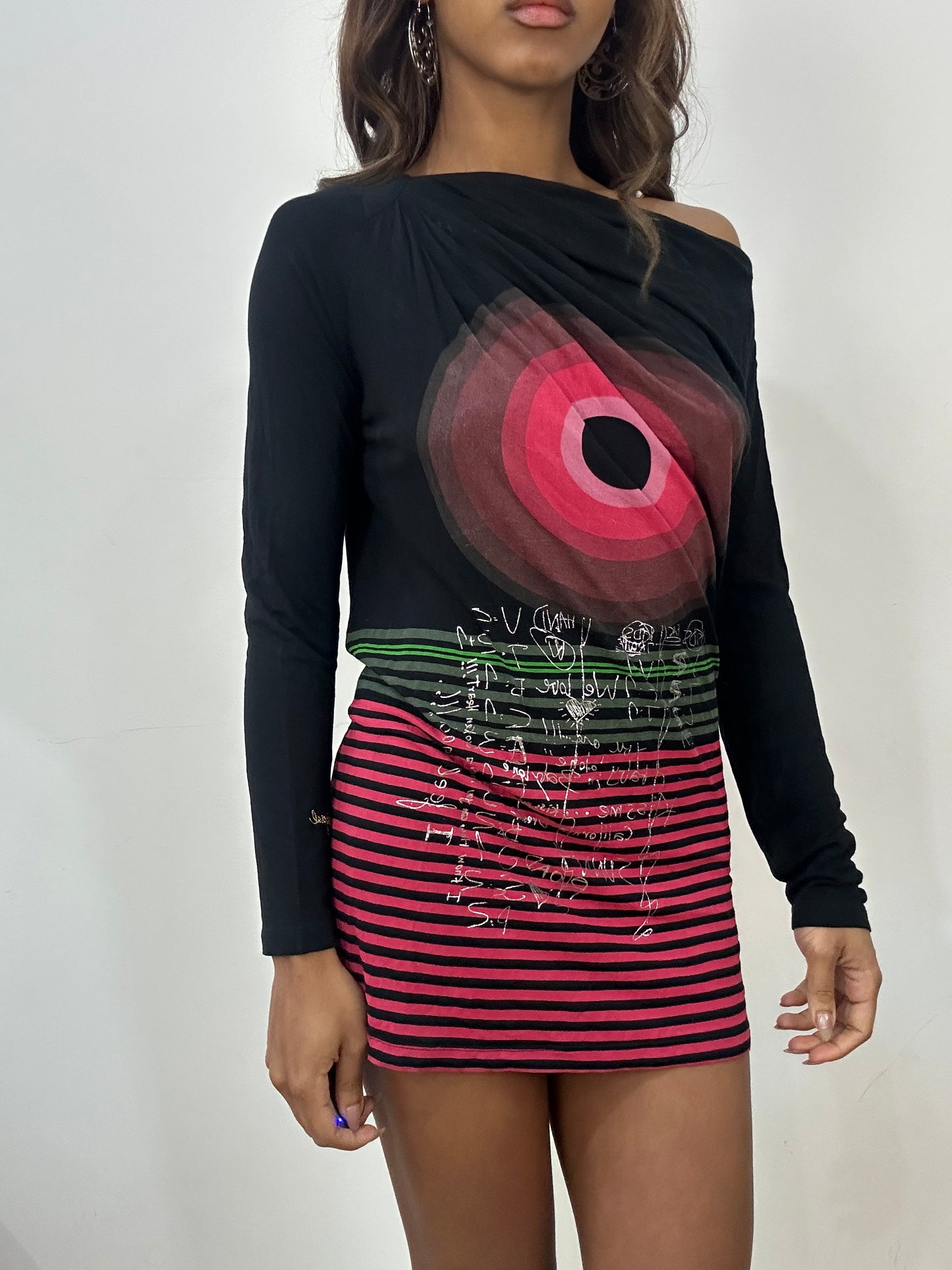 vintage edit: fashion week | small black desigual mini dress