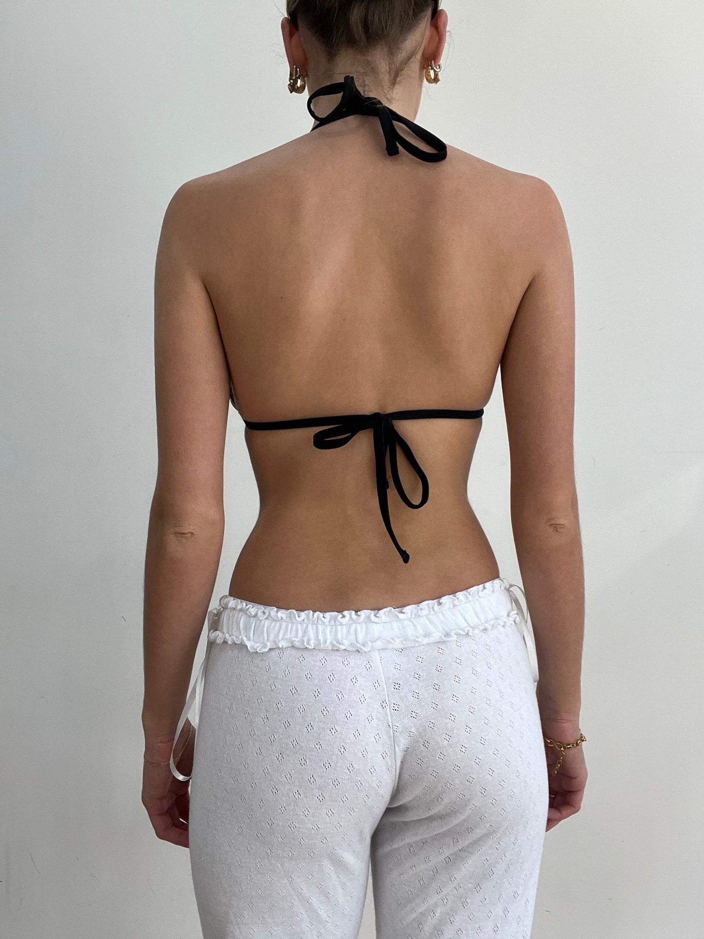 vintage edit seventeen | medium silver and blue bikini set