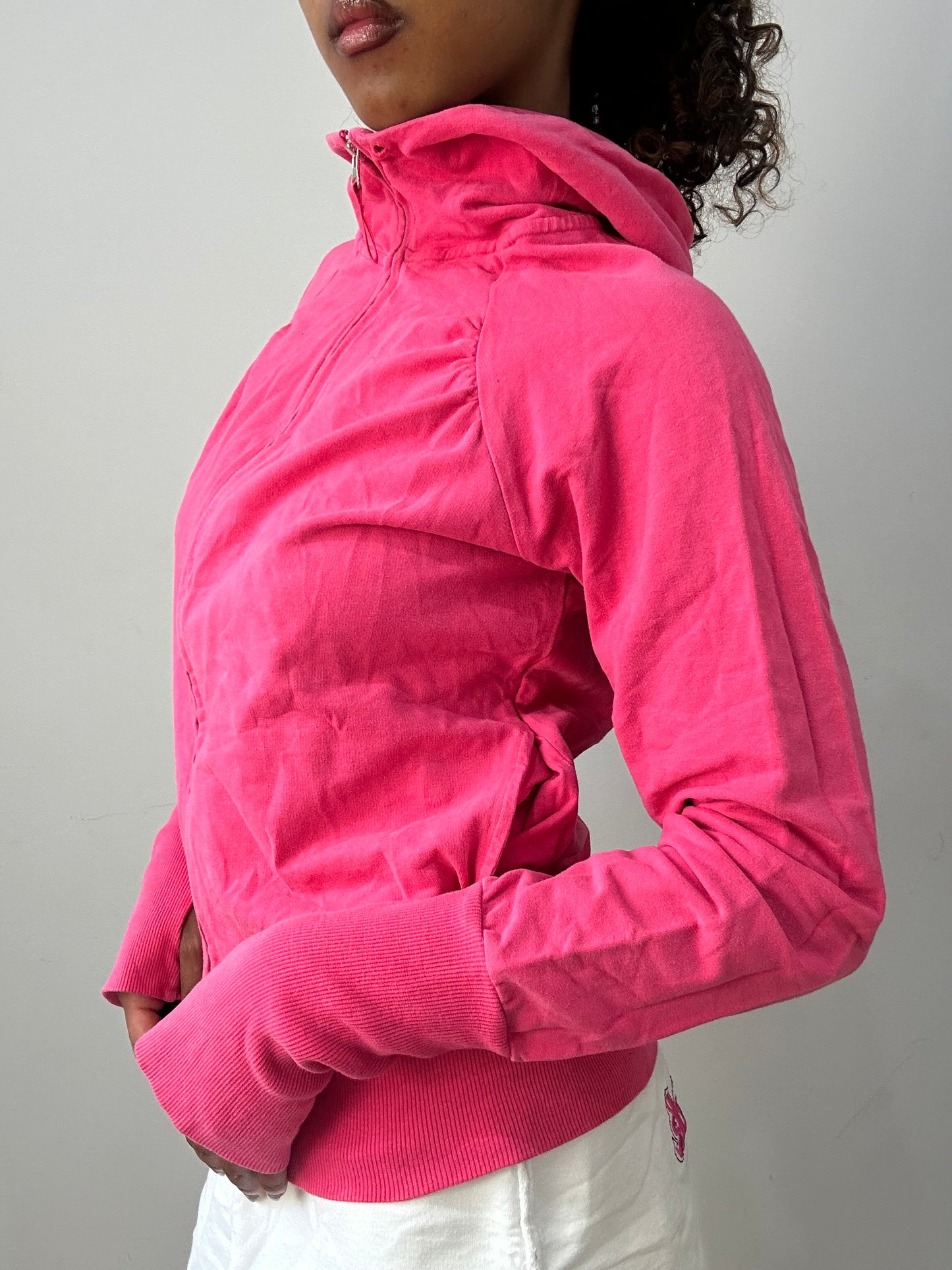 athleisure edit | small pink sweaty betty zip up jacket