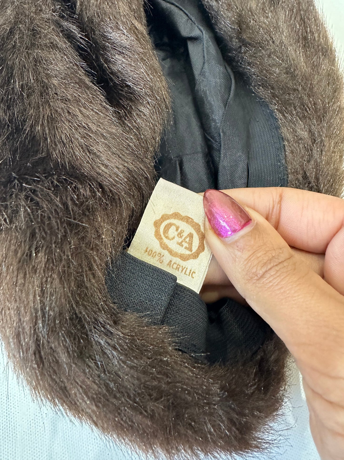 winter edit | brown faux fur hat