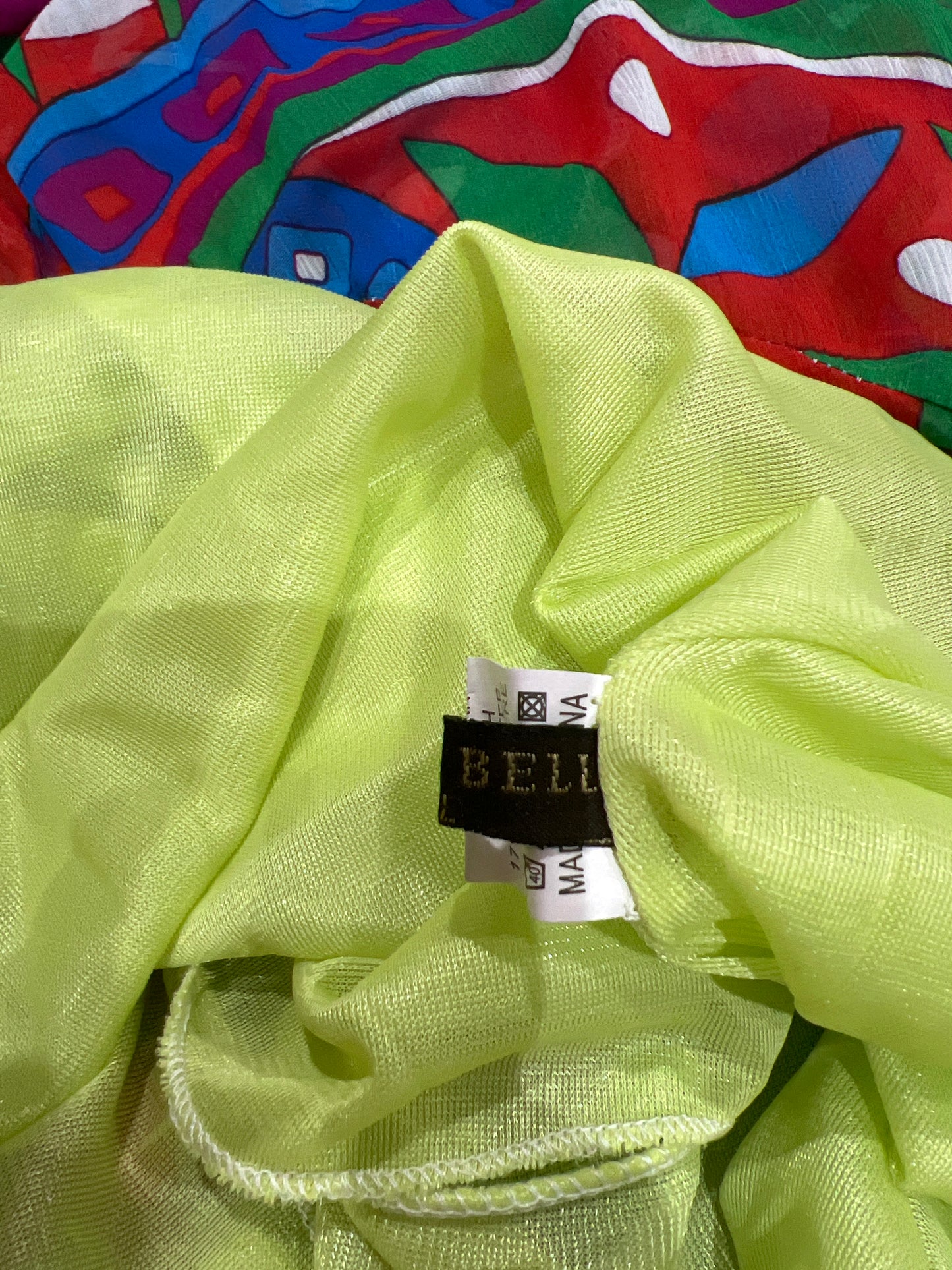 Y2K| small multicoloured midi dress