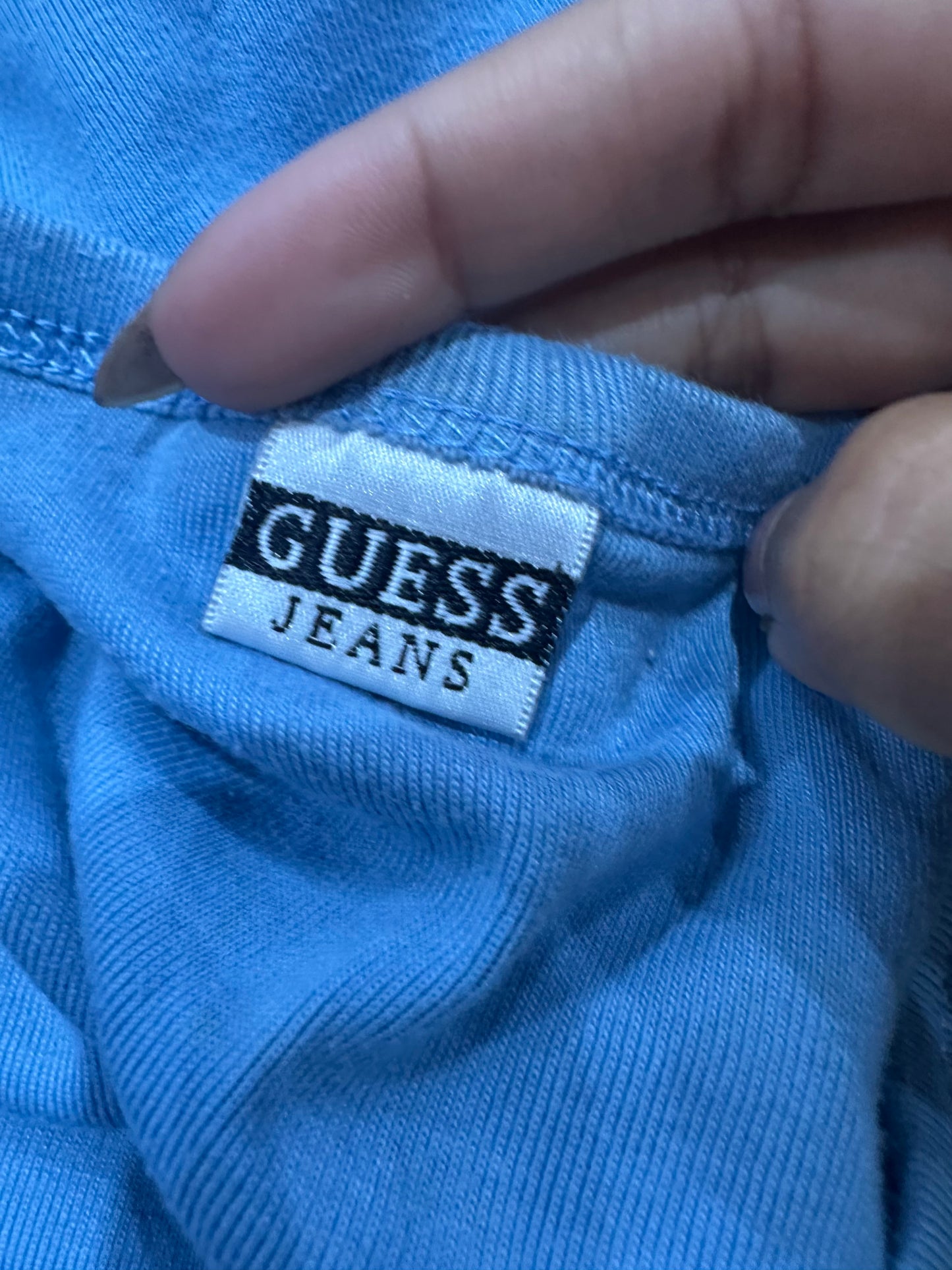 vintage edit: fashion week | small blue guess t-shirt
