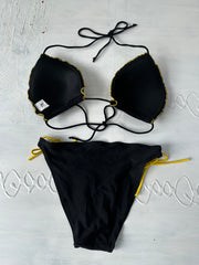 BEST PICKS | medium black and yellow bikini set