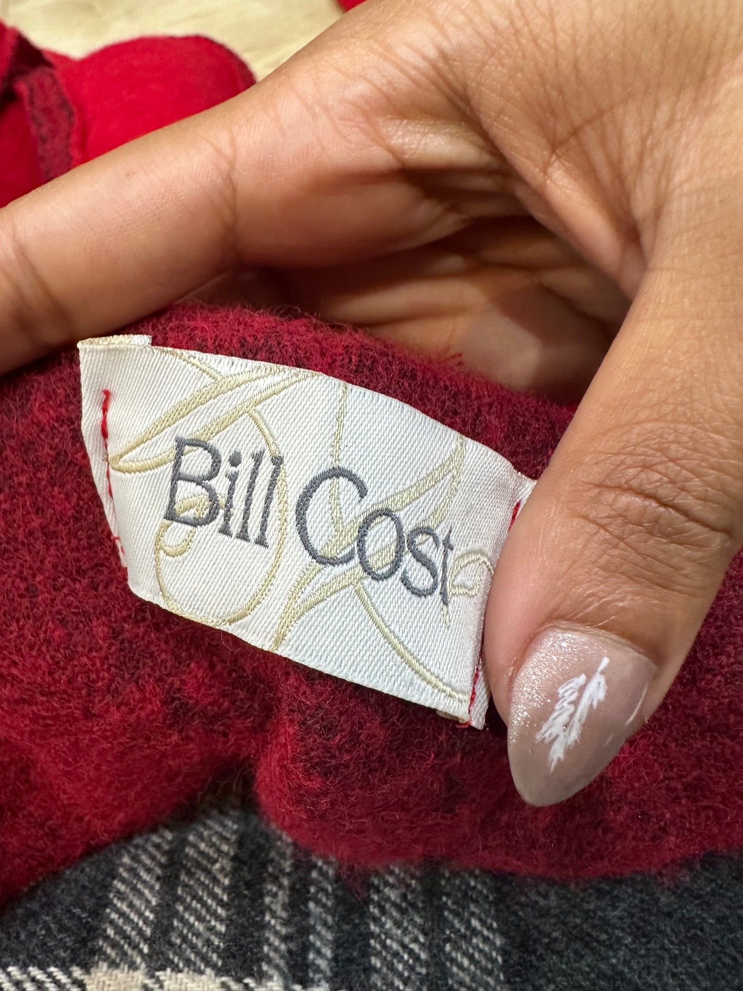 vintage edit thirty-three | small red felt style blazer jacket