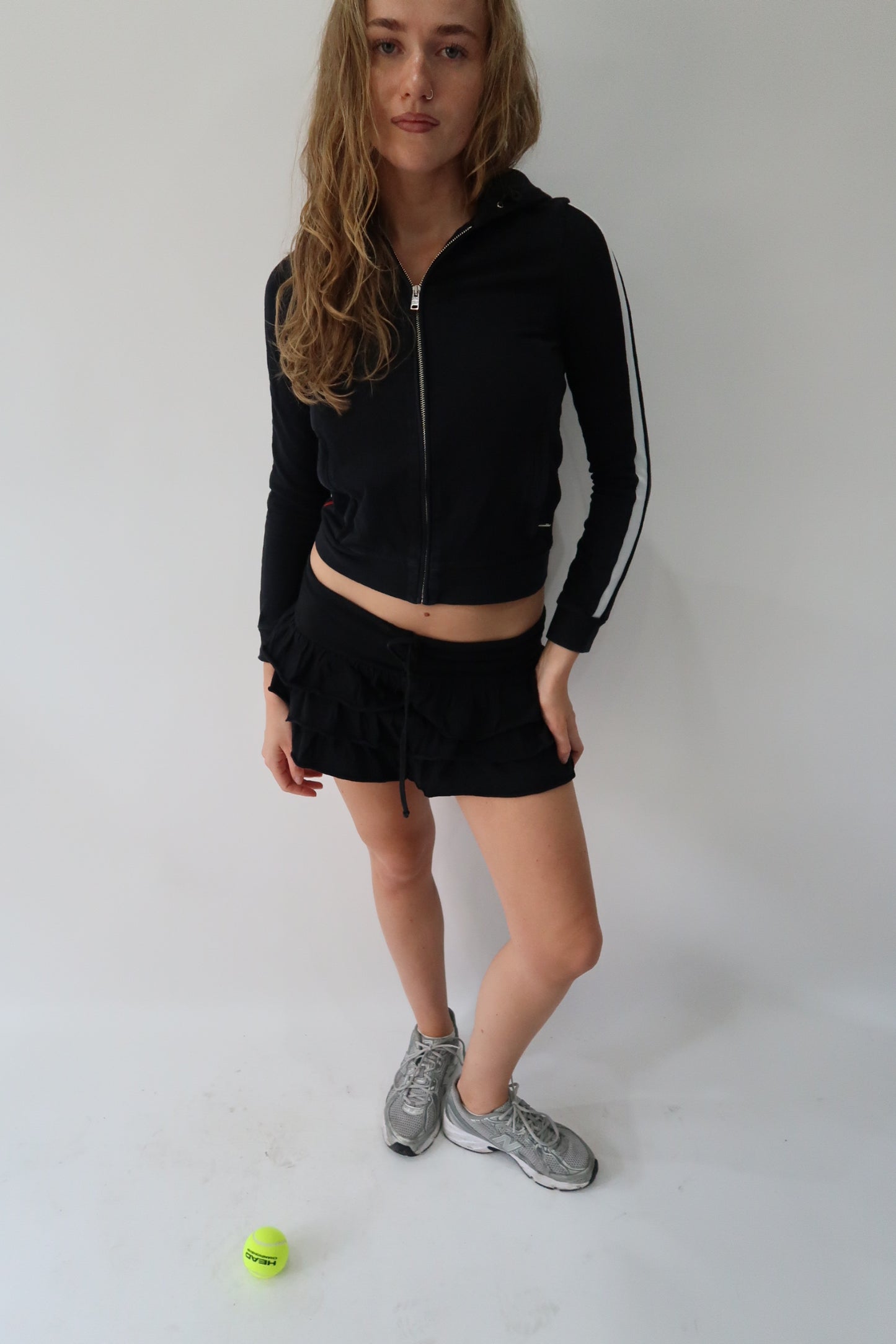 athleisure edit | small/medium black prada hoodie
