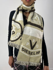 vintage edit thirty-six | brown and cream diesel تاسيل سكارف