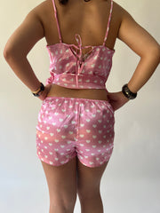 SATC drop | taille: L · couleur: rose · article: ensemble · détails: amour + cœurs + pyjama
