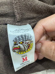 vintage edit: fashion week | small brown ed hardy zip up hoodie