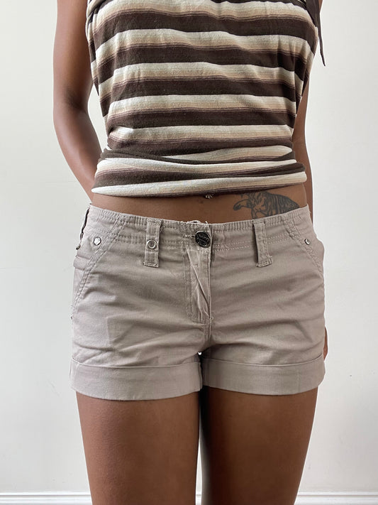 vintage edit twenty-nine | small light brown paranoia mini shorts