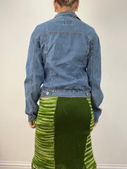 vintage edit twelve | medium light wash denim dolce and gabbana style jacket