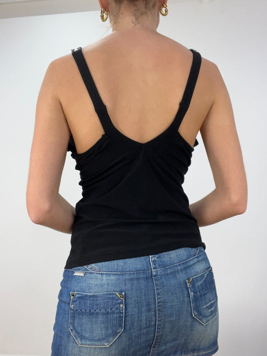 WINTER FAVOURITES | taille: S · couleur: noir · article: caraco · détails: perles