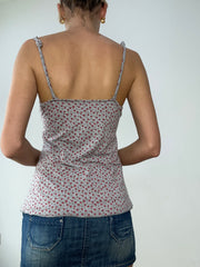 💚BUFFY THE VAMPIRE SLAYER | small grey floral cami top