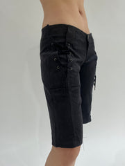 ‼️ | black corduroy shorts