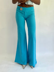 💚Colormaxxing drop | pantalones acampanados azules extra pequeños