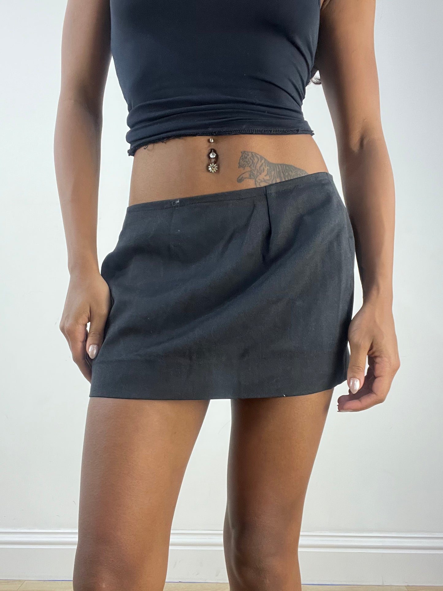 vintage edit thirty-three | small black mini skirt