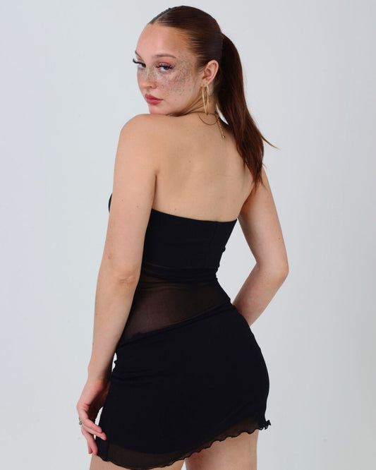the mila bandeau in black