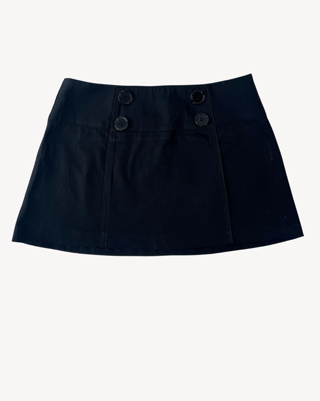 the penelope pea skirt in black