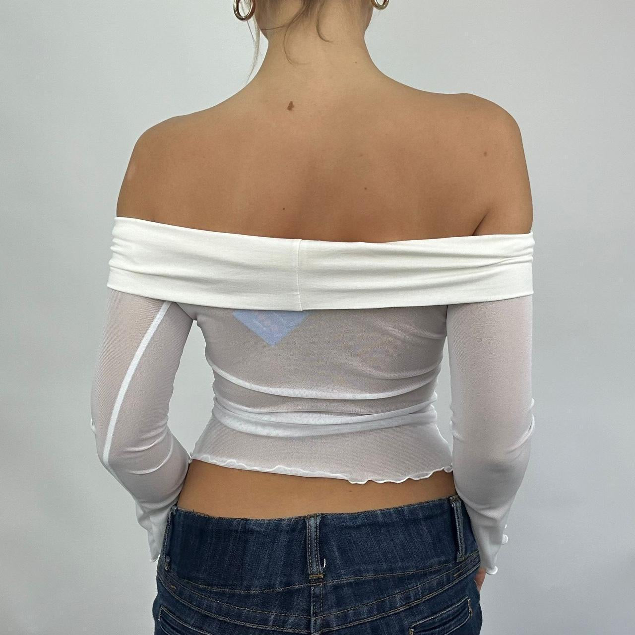 * SAMPLE SALE | small long sleeve mila in white-cream