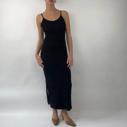 💻PROM SEASON DROP | small black maxi dress with slit