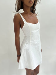 #438 vente d’échantillons | taille: XS · couleur: blanc · article: robe · détails: non commercialisé + flossie