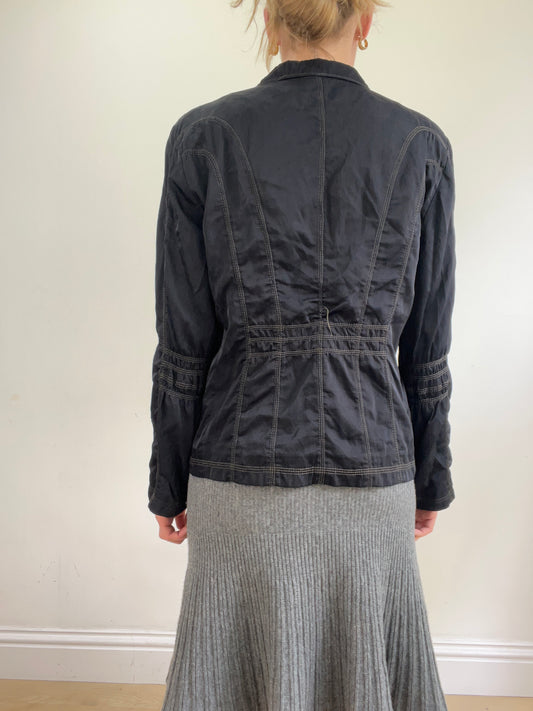 vintage edit twenty-four | medium black suit style jacket
