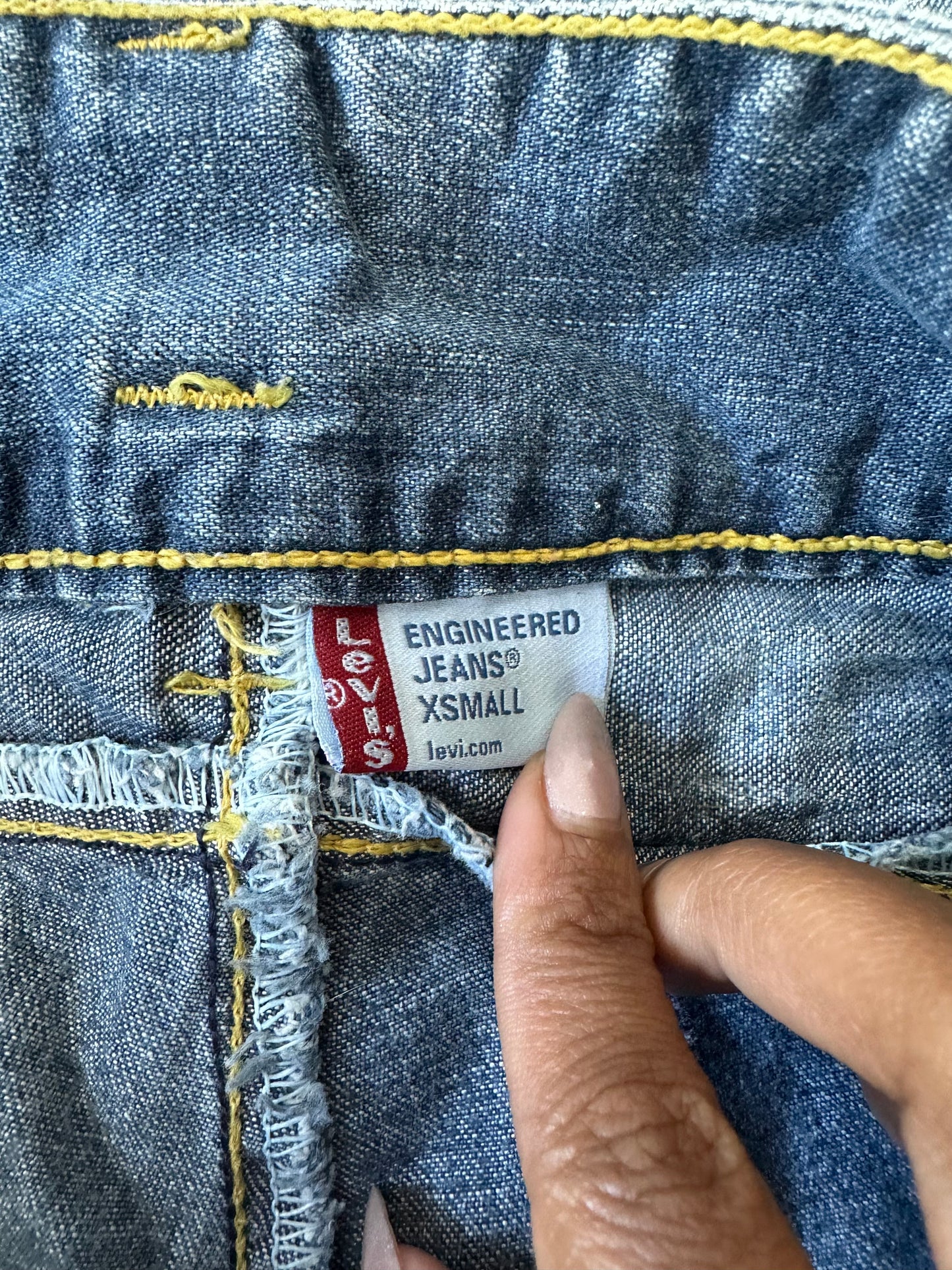 BEST PICKS | small blue levis denim cropped jeans