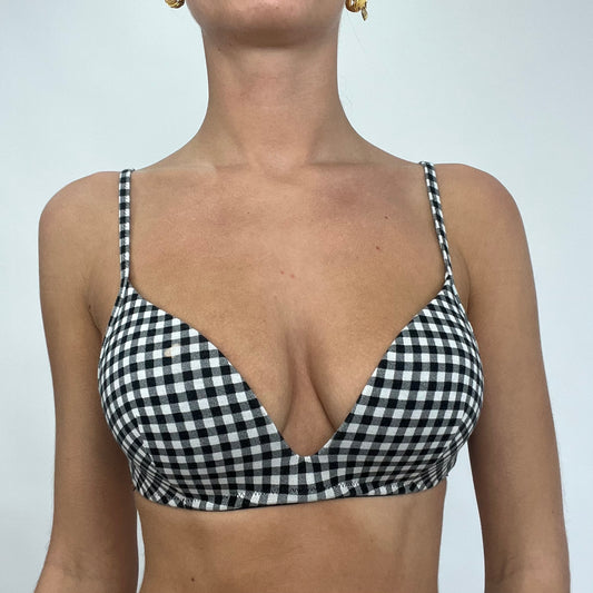 12 DAYS OF XMAS DROP | small black gingham padded bra