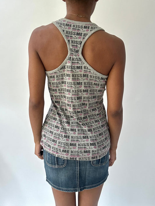 summermaxxing drop | medium grey old bershka tank top
