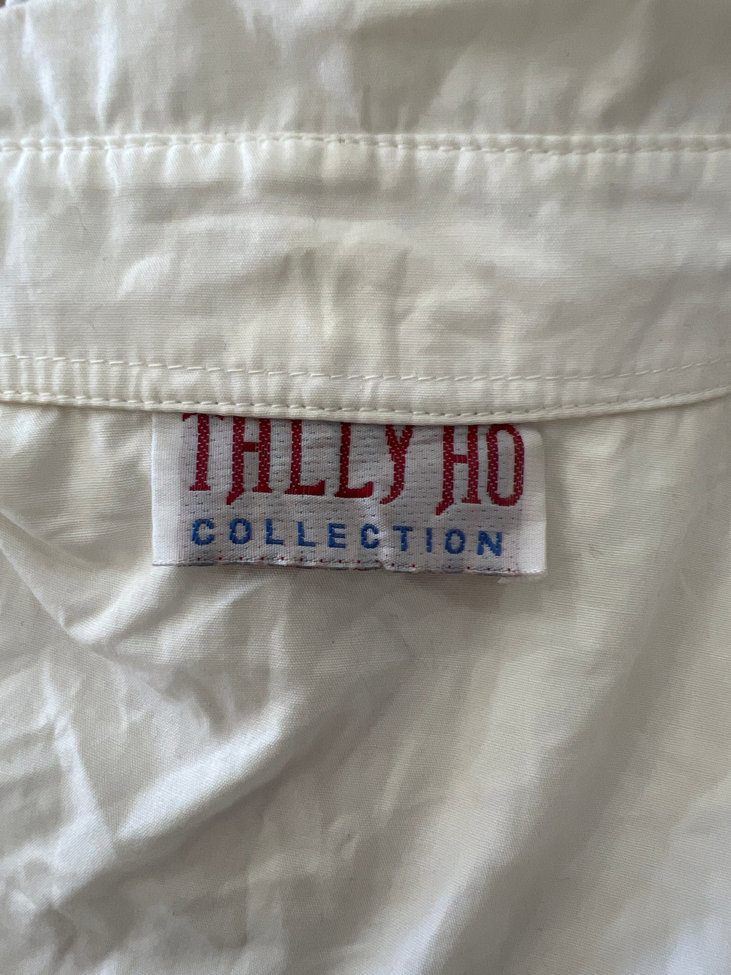 GIRLBAND DROP | medium white cropped long sleeve shirt