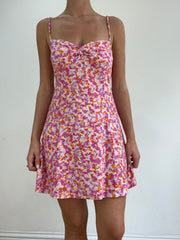 BEST PICKS | small purple and orange dress with floral print