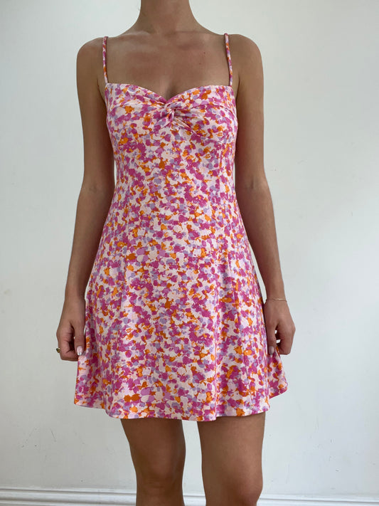 BEST PICKS | small purple and orange dress with floral print