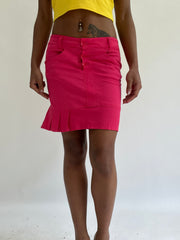 zara larsson drop | taille: S · couleur: rose · article: jupe · détails: asymétrique + longueur midi