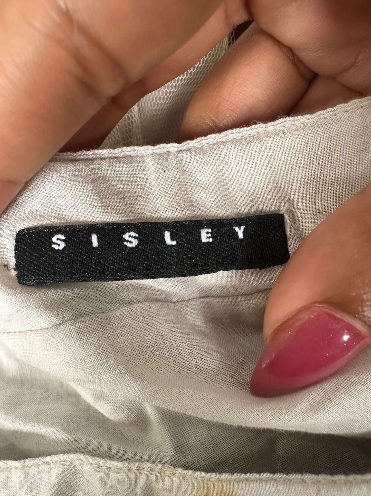 olivia rodrigo drop | small cream sisley sequin midi skirt