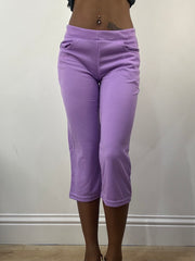 athleisure edit | small purple cropped joggers