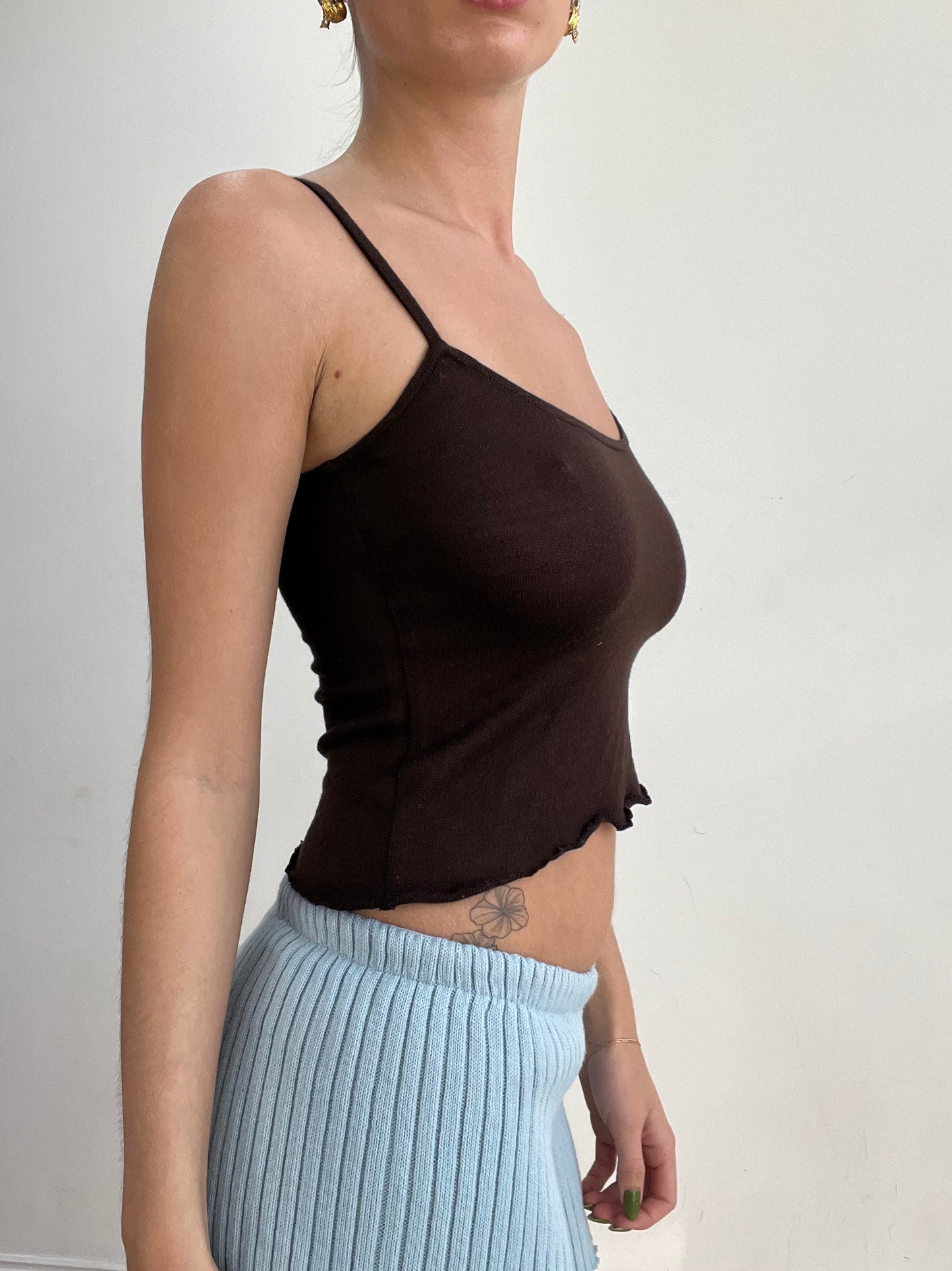 #392 SAMPLE SALE | xs brown cami